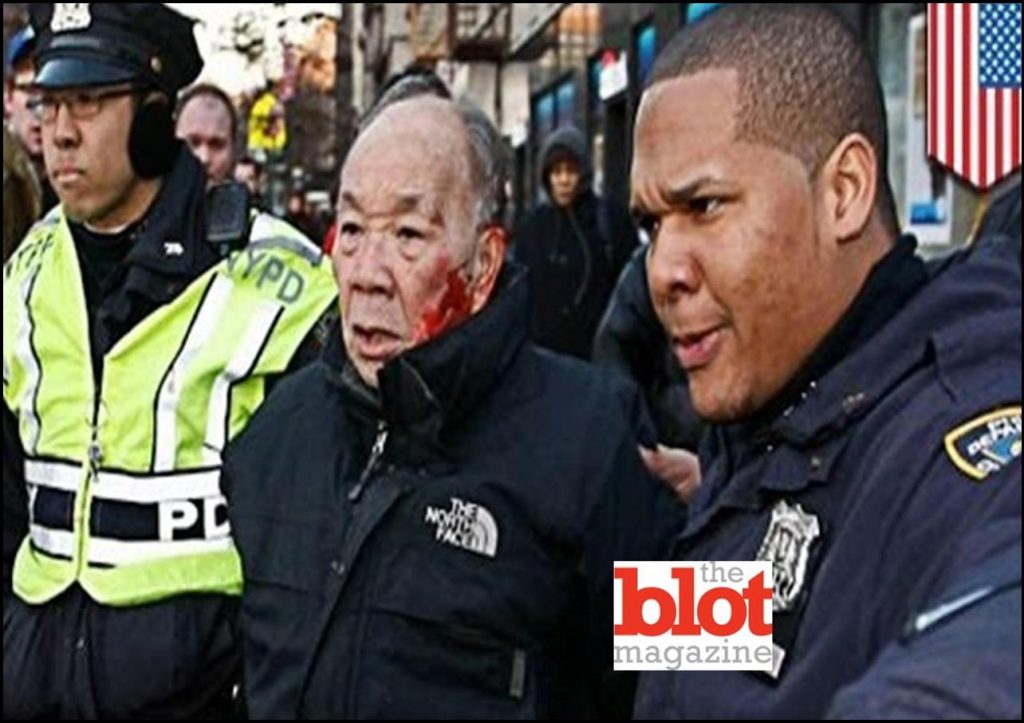 84 Year Old Chinese Man Gets Beaten by NYPD For Jaywalking