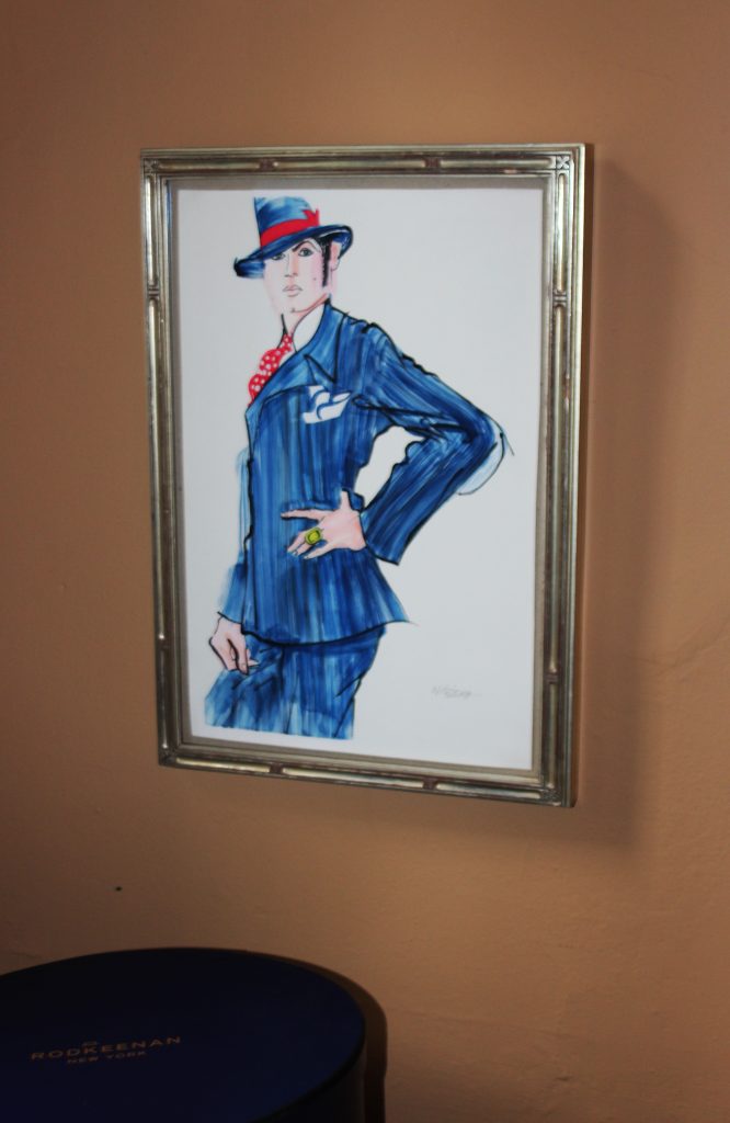 An illustration of the Dandy of New York by Chuck Nitzberg. (Photo by Gazelle Paulo)