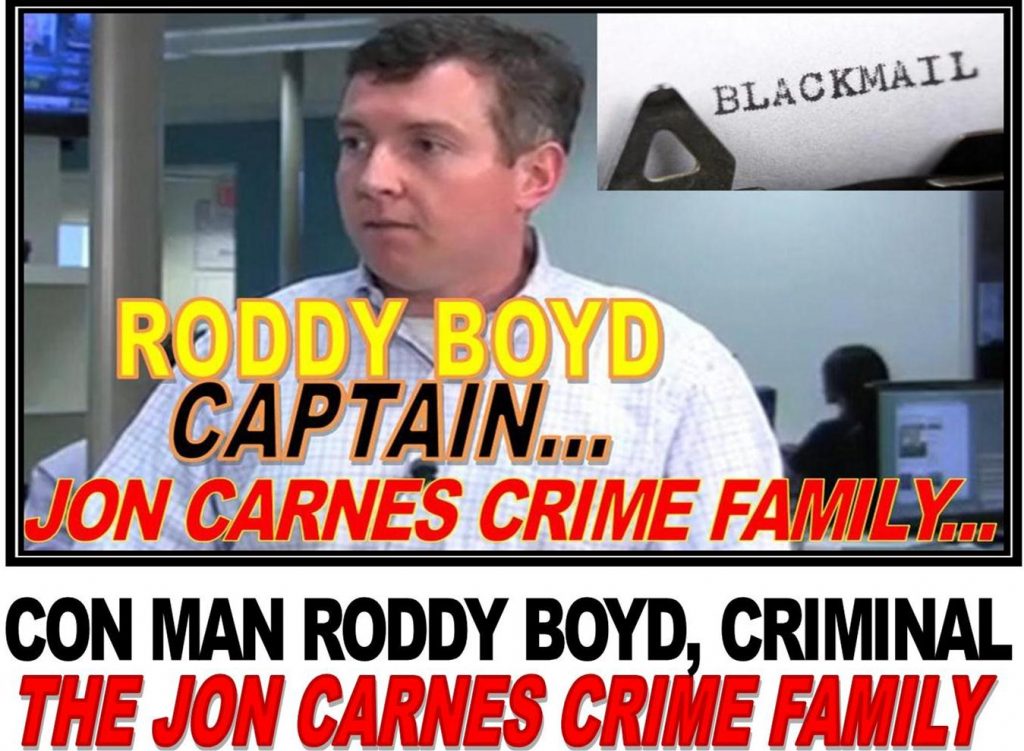 RODDY BOYD, CON MAN CAUGHT IN MASSIVE STOCK FRAUD