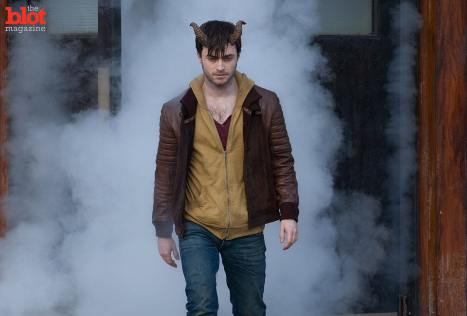 Forget Harry Potter's glasses: Daniel Radcliffe's latest accessory is a pair of 'Horns.' (Radius-TWC image)