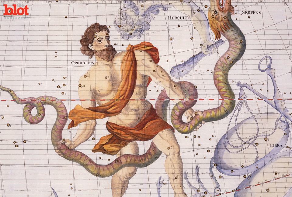 Did you know there are actually 14 constellations, not 12 like the Zodiac says? On Nov. 29, the sun will pass through the 13th, which is called Ophiuchus. (© Stapleton Collection/Corbis image)