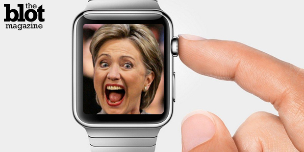 Hillary Clinton's presidential run news and the Apple Watch release may seem low key, but Benjamin Wey knows both employed the soft launch marketing tool. (Hillary: joeforamerica.com photo/Apple Watch: knowyourmobile.com photo)