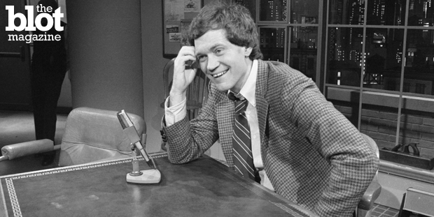 From the home office in Wahoo, Neb., here are our Top Ten David Letterman Moments In Late Night. The longtime host is leaving his desk behind. Here he is during his first show in 1982. (© Bettmann/Corbis photo)