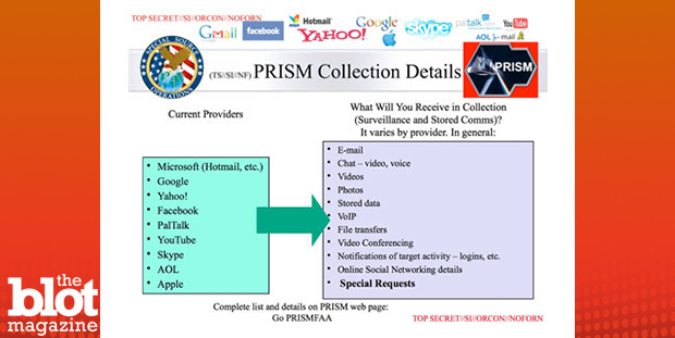 The NSA told TheBlot it won't release classified slides related to a secret program called PRISM that were leaked by a government contractor two years ago. Above, a slide from the PRISM documents released by The Guardian that the agency cannot confirm or deny exists. (U.S. government work/The Guardian photo)