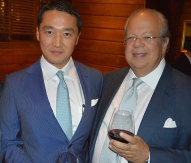 Benjamin Wey with the Swedish Counsel General of New York
