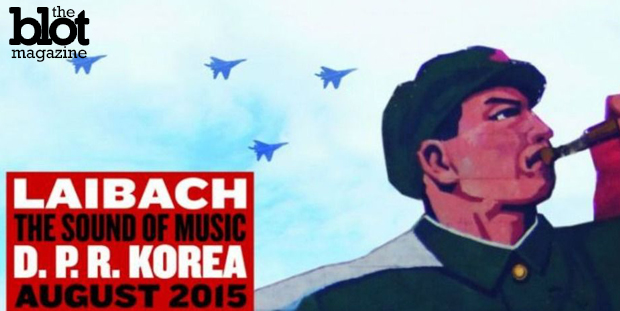 Slovenian rock group Laibach will play the first rock concert ever held in North Korea as part of the country's Liberation Day celebration on Aug. 15. Above is one of the band's promotional posters for the show. (Laibach photo)