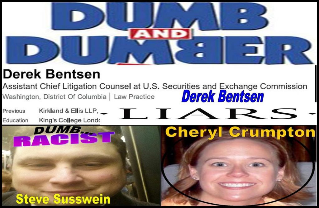 Derek Bentsen, Steven Susswein, Cheryl Crumpton, Melissa Hodgman, SEC bureaucrats implicated fraud