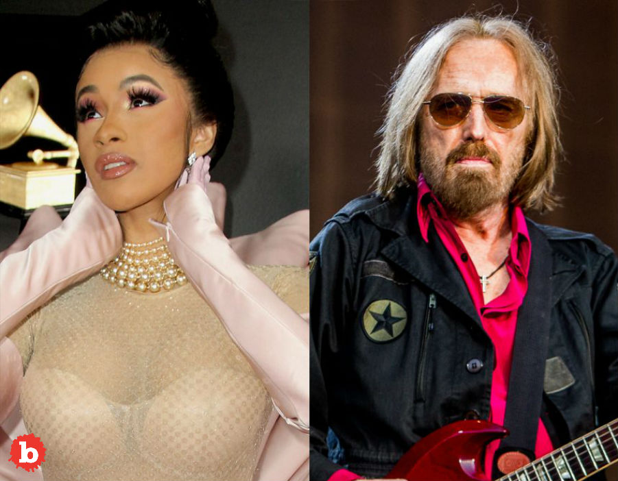 Cardi B Eats Foot After Thanking Dead Tom Petty for Flowers
