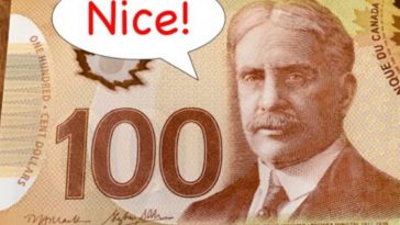 Mysterious Canadian Leaves 100 Bills and Uplifting Notes