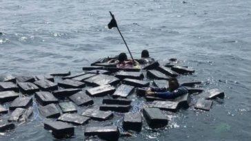 Likely Smugglers Saved From Drowning By Floating Cocaine