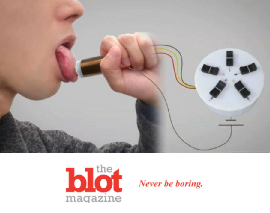 Freaky! New Lickable Device Lets You Taste Any Flavor