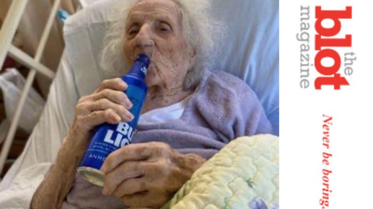 Feisty Grandma Jennie Stejna, 103, Beats Covid and Has a Bud Light