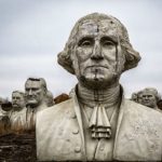 Presidential Heads Crumble in Virginia Field, Testament of Today