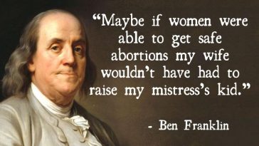 Uhm, Ben Franklin Published a Book on DIY Abortions?